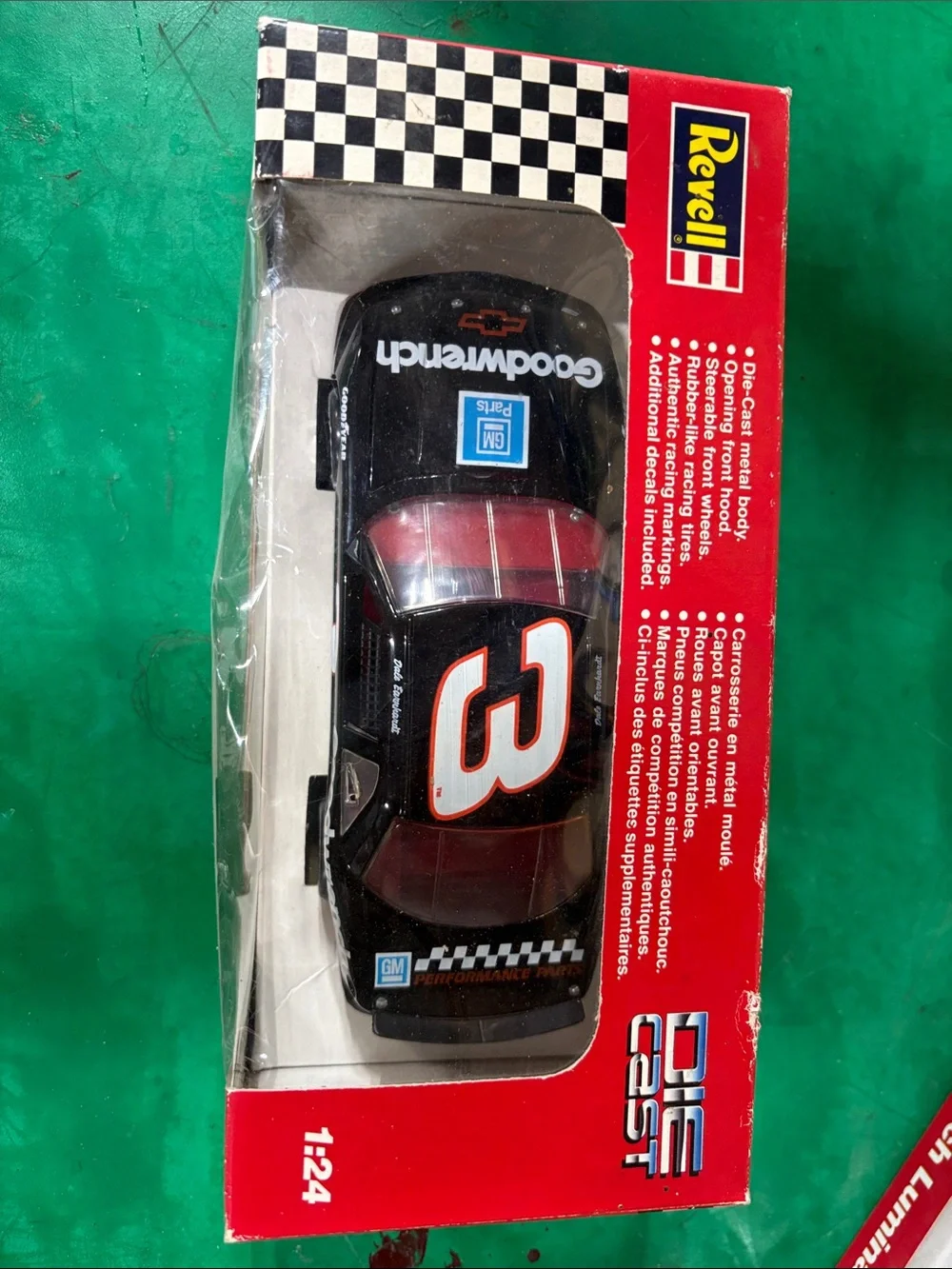 Revell Die-Cast Goodwrench Lumina #3 Race Car - Black & Green